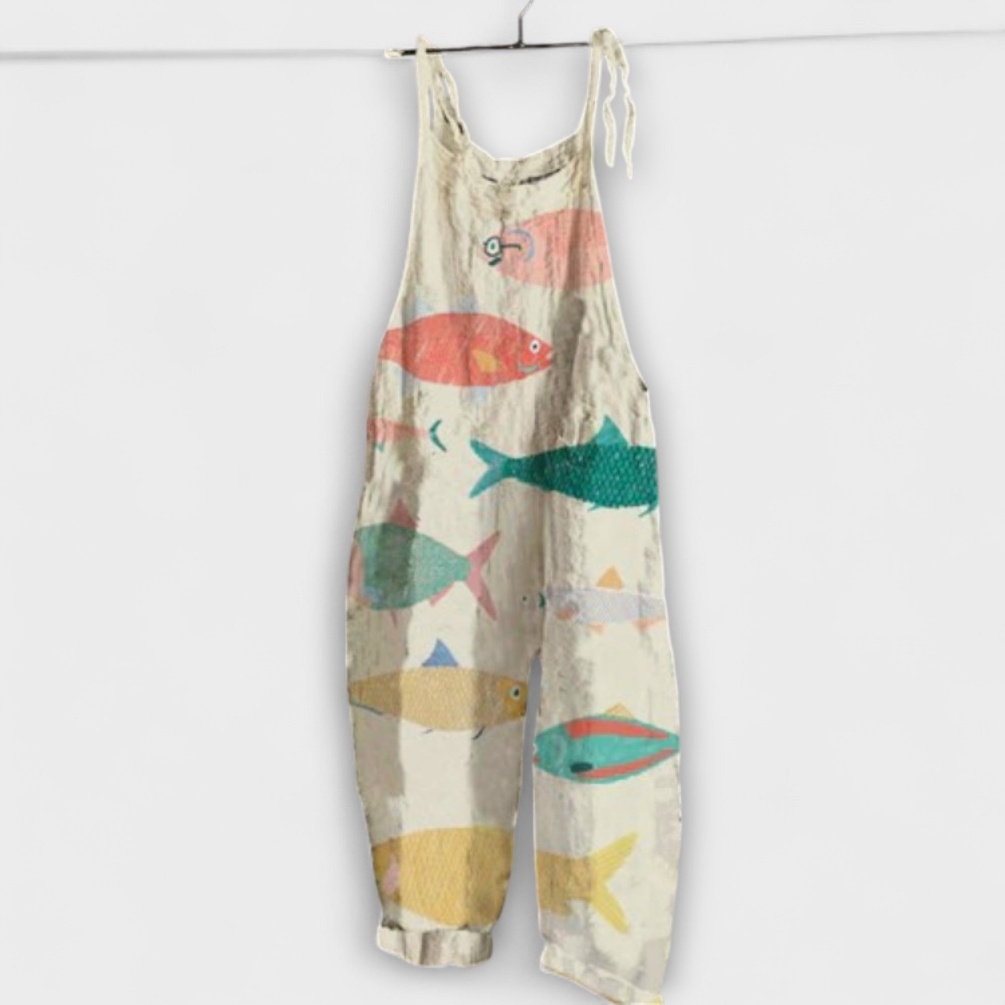 Anabela -  Macacão vintage multicolorido